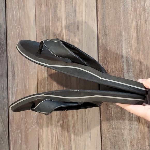 Sanuk Mens Sandals Flip Flops Outdoor Flats sz 12 shoes - Picture 6 of 10